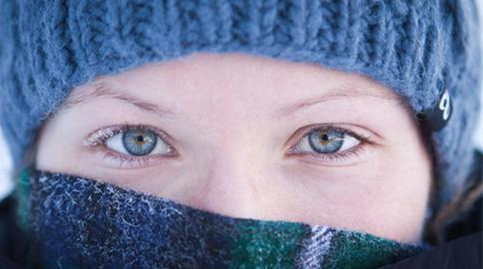 冬季给眼睛温暖保护